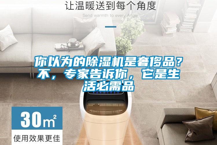 你以為的除濕機(jī)是奢侈品？不，專家告訴你，它是生活必需品