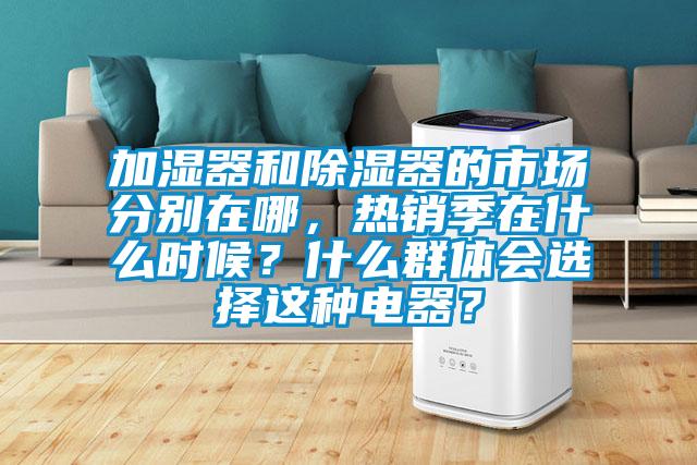 加濕器和除濕器的市場分別在哪，熱銷季在什么時候？什么群體會選擇這種電器？