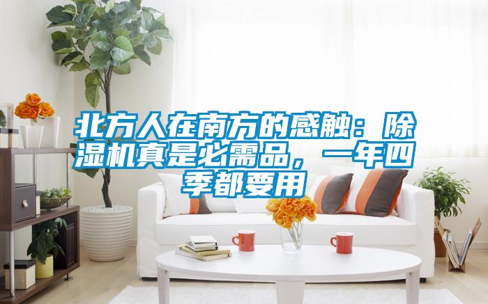 北方人在南方的感觸：除濕機(jī)真是必需品，一年四季都要用