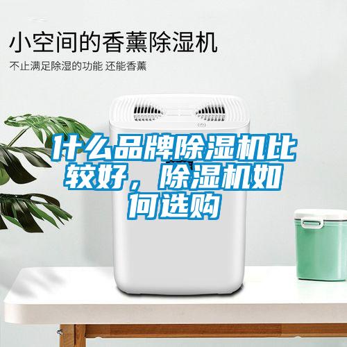 什么品牌除濕機比較好，除濕機如何選購