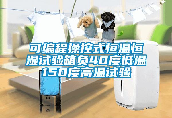 可編程操控式恒溫恒濕試驗箱負(fù)40度低溫150度高溫試驗