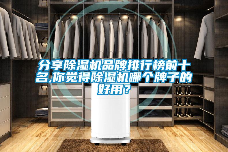 分享除濕機品牌排行榜前十名,你覺得除濕機哪個牌子的好用？