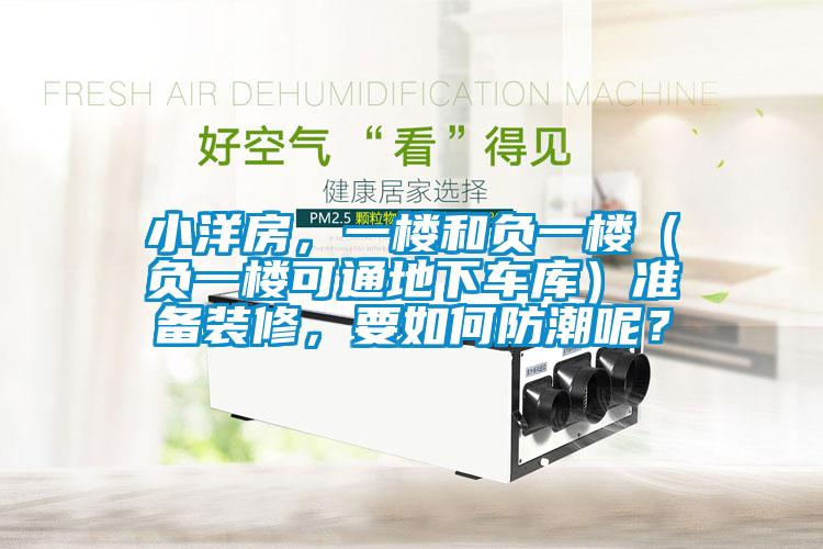 小洋房，一樓和負(fù)一樓（負(fù)一樓可通地下車庫）準(zhǔn)備裝修，要如何防潮呢？