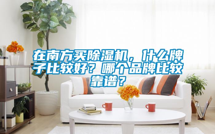 在南方買除濕機，什么牌子比較好？哪個品牌比較靠譜？