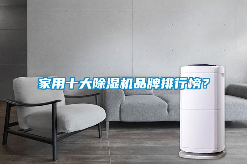 家用十大除濕機品牌排行榜？