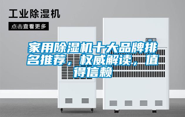 家用除濕機(jī)十大品牌排名推薦，權(quán)威解讀，值得信賴