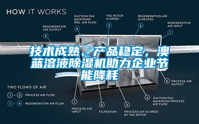 技術(shù)成熟、產(chǎn)品穩(wěn)定，澳藍(lán)溶液除濕機(jī)助力企業(yè)節(jié)能降耗