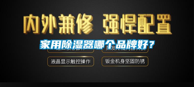 家用除濕器哪個品牌好？