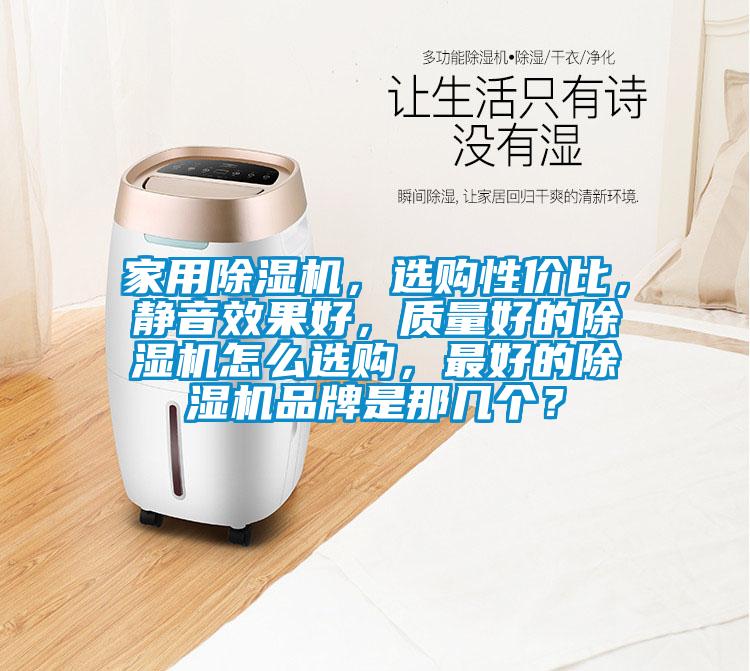 家用除濕機(jī)，選購(gòu)性?xún)r(jià)比，靜音效果好，質(zhì)量好的除濕機(jī)怎么選購(gòu)，最好的除濕機(jī)品牌是那幾個(gè)？