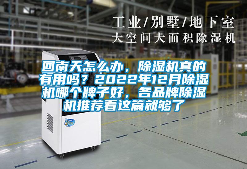 回南天怎么辦，除濕機(jī)真的有用嗎？2022年12月除濕機(jī)哪個(gè)牌子好，各品牌除濕機(jī)推薦看這篇就夠了