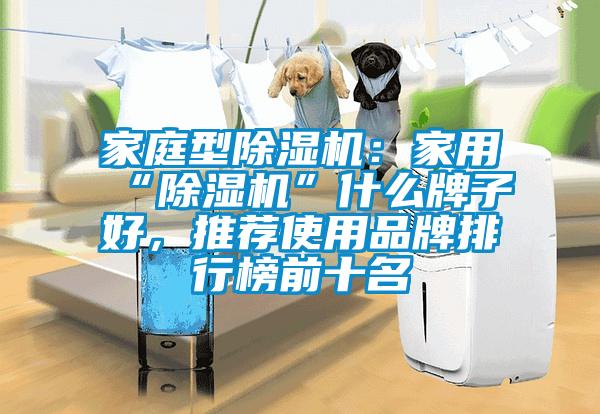 家庭型除濕機(jī)：家用“除濕機(jī)”什么牌子好，推薦使用品牌排行榜前十名