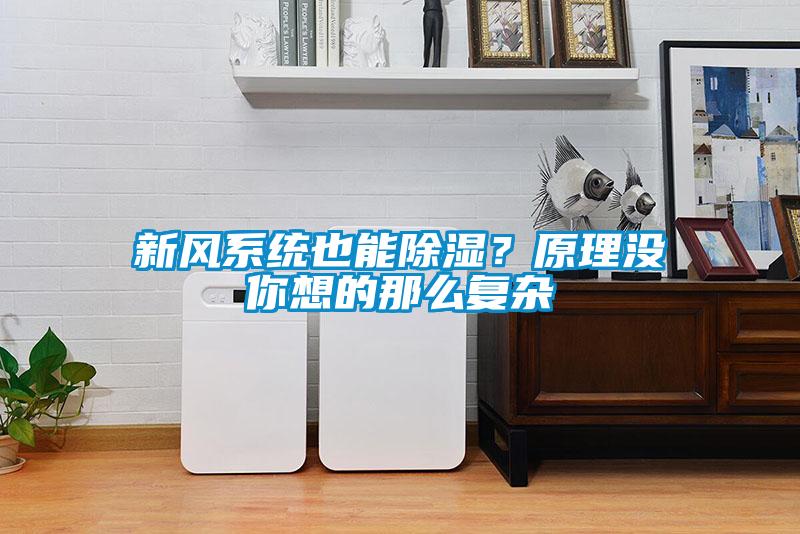 新風(fēng)系統(tǒng)也能除濕？原理沒你想的那么復(fù)雜