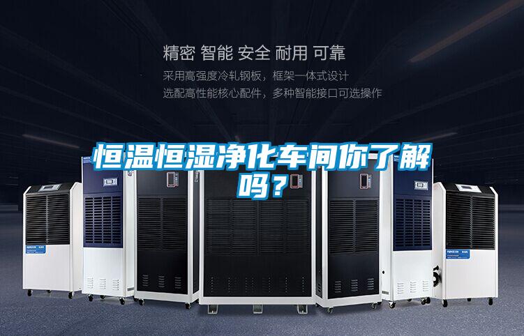 恒溫恒濕凈化車(chē)間你了解嗎？