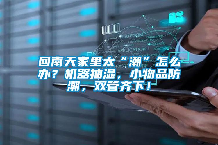 回南天家里太“潮”怎么辦？機器抽濕，小物品防潮，雙管齊下！