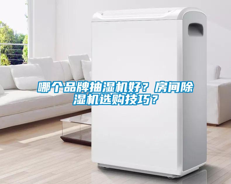 哪個品牌抽濕機好？房間除濕機選購技巧？