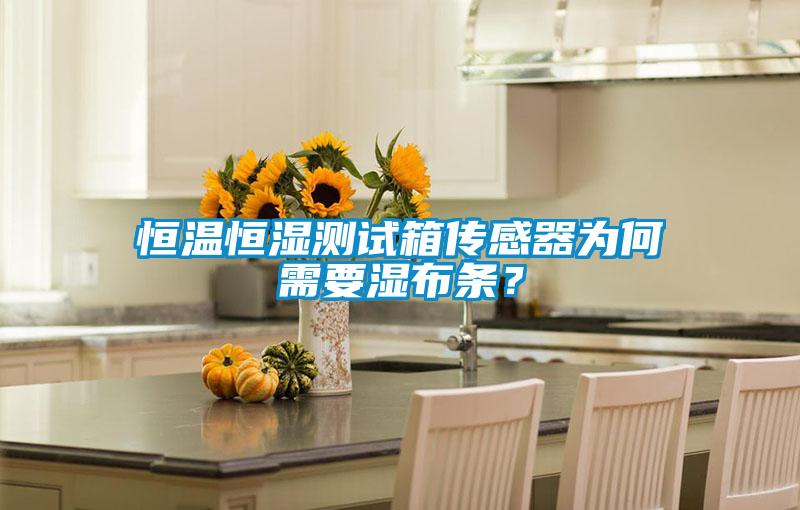 恒溫恒濕測試箱傳感器為何需要濕布條？