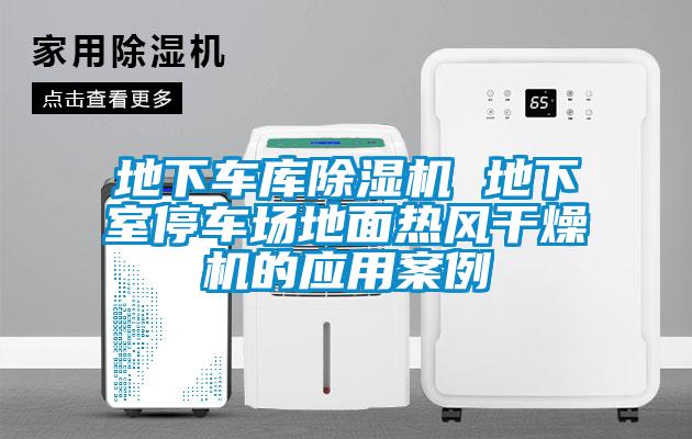 地下車庫除濕機 地下室停車場地面熱風(fēng)干燥機的應(yīng)用案例