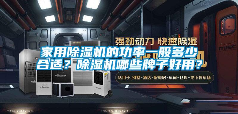 家用除濕機的功率一般多少合適？除濕機哪些牌子好用？