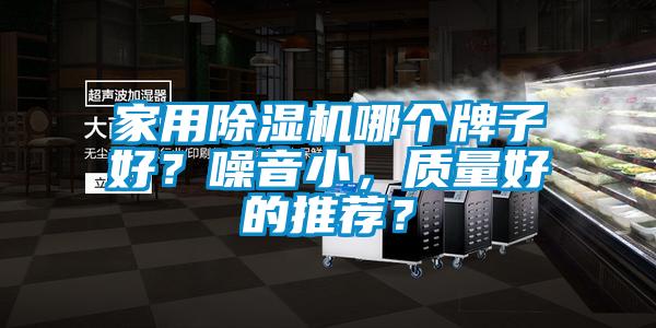 家用除濕機(jī)哪個(gè)牌子好？噪音小，質(zhì)量好的推薦？