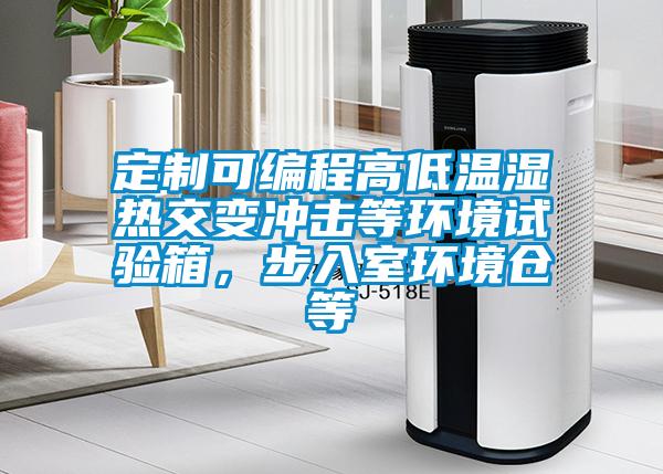 定制可編程高低溫濕熱交變沖擊等環(huán)境試驗箱，步入室環(huán)境倉等
