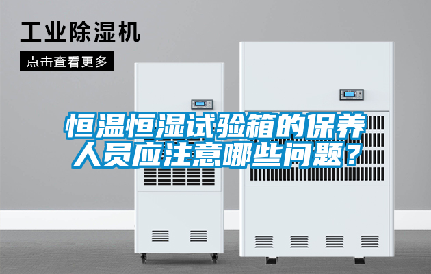 恒溫恒濕試驗(yàn)箱的保養(yǎng)人員應(yīng)注意哪些問題？