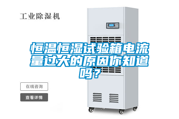 恒溫恒濕試驗(yàn)箱電流量過(guò)大的原因你知道嗎？
