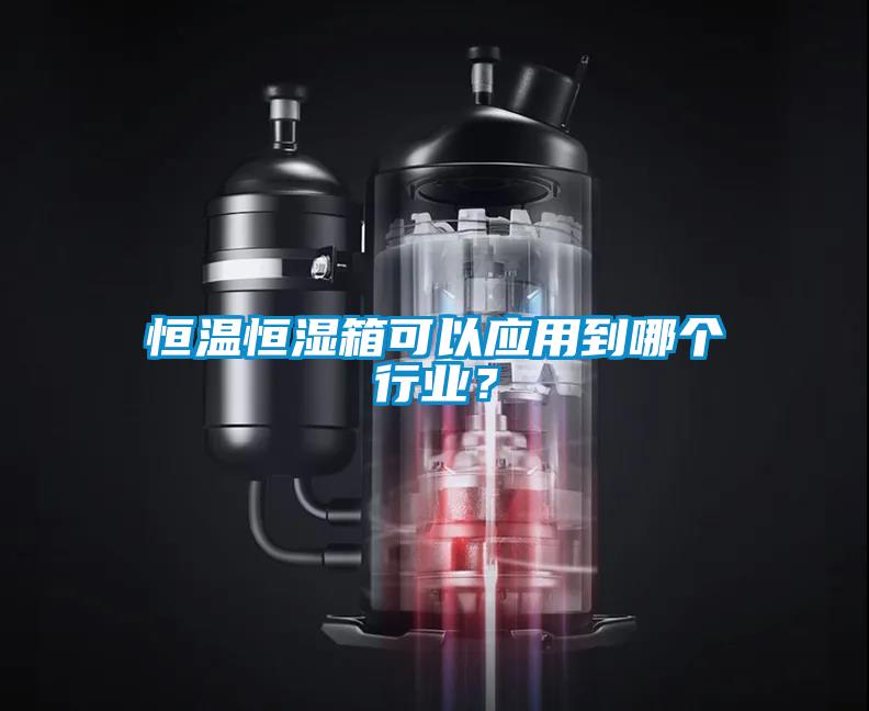 恒溫恒濕箱可以應(yīng)用到哪個行業(yè)？