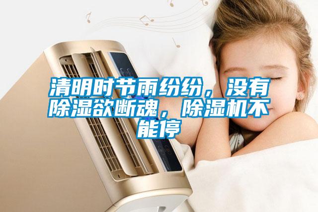 清明時節(jié)雨紛紛，沒有除濕欲斷魂，除濕機(jī)不能停