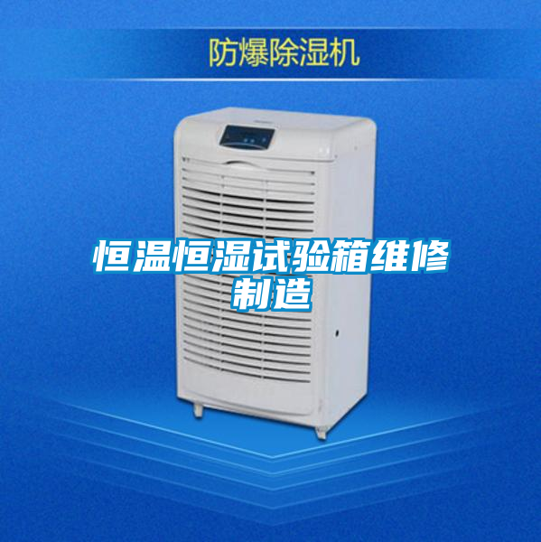 恒溫恒濕試驗箱維修制造