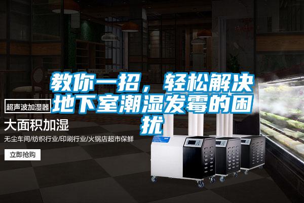 教你一招，輕松解決地下室潮濕發(fā)霉的困擾