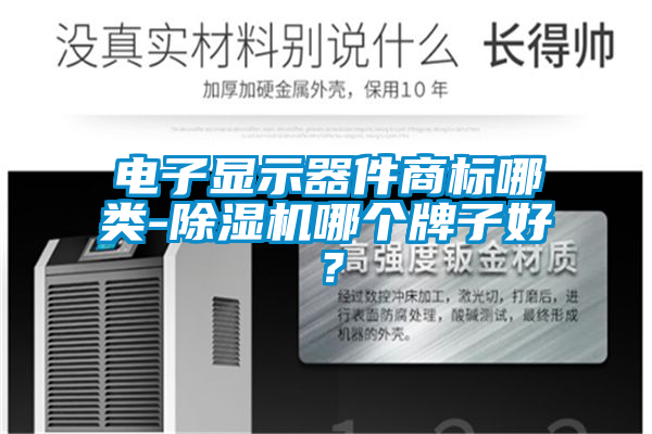 電子顯示器件商標哪類-除濕機哪個牌子好？