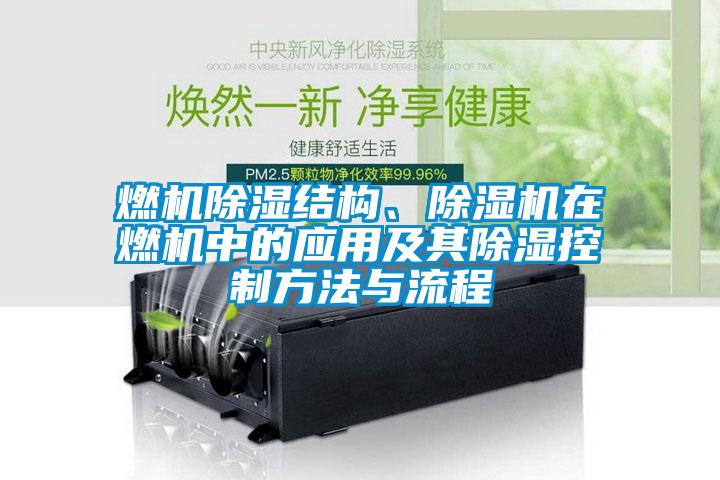 燃機(jī)除濕結(jié)構(gòu)、除濕機(jī)在燃機(jī)中的應(yīng)用及其除濕控制方法與流程