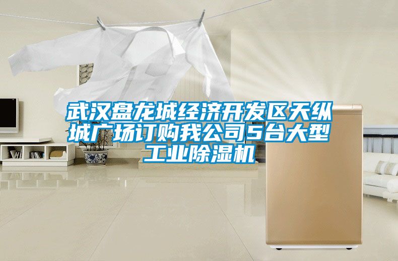 武漢盤龍城經(jīng)濟(jì)開發(fā)區(qū)天縱城廣場(chǎng)訂購我公司5臺(tái)大型工業(yè)除濕機(jī)