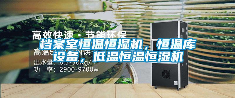 檔案室恒溫恒濕機，恒溫庫設(shè)備，低溫恒溫恒濕機