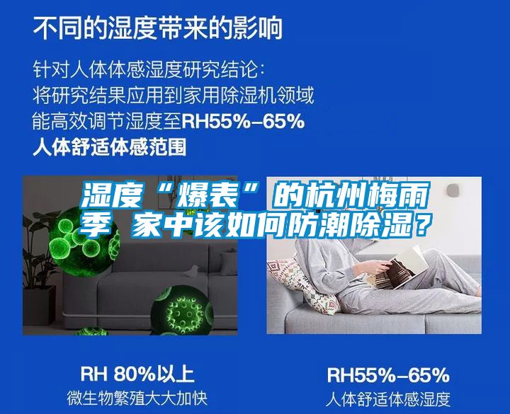 濕度“爆表”的杭州梅雨季 家中該如何防潮除濕？
