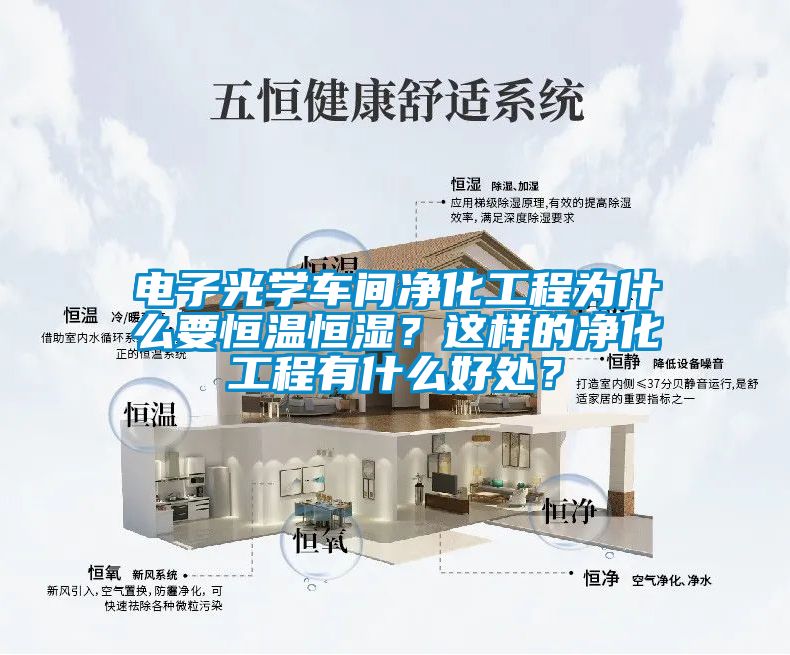 電子光學車間凈化工程為什么要恒溫恒濕？這樣的凈化工程有什么好處？