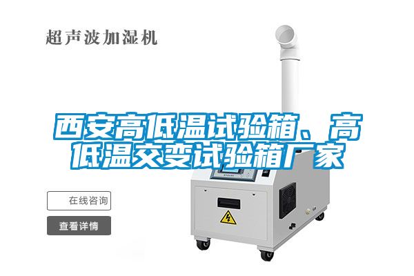 西安高低溫試驗(yàn)箱、高低溫交變試驗(yàn)箱廠家