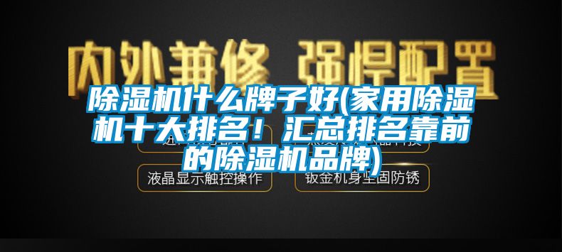 除濕機什么牌子好(家用除濕機十大排名！匯總排名靠前的除濕機品牌)
