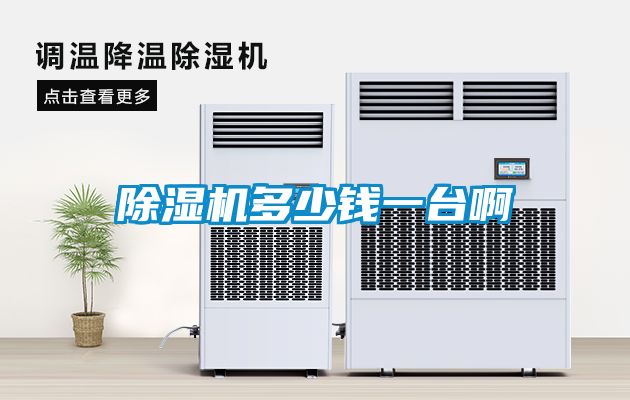 除濕機(jī)多少錢一臺(tái)啊