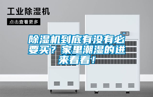 除濕機(jī)到底有沒有必要買？家里潮濕的進(jìn)來看看！