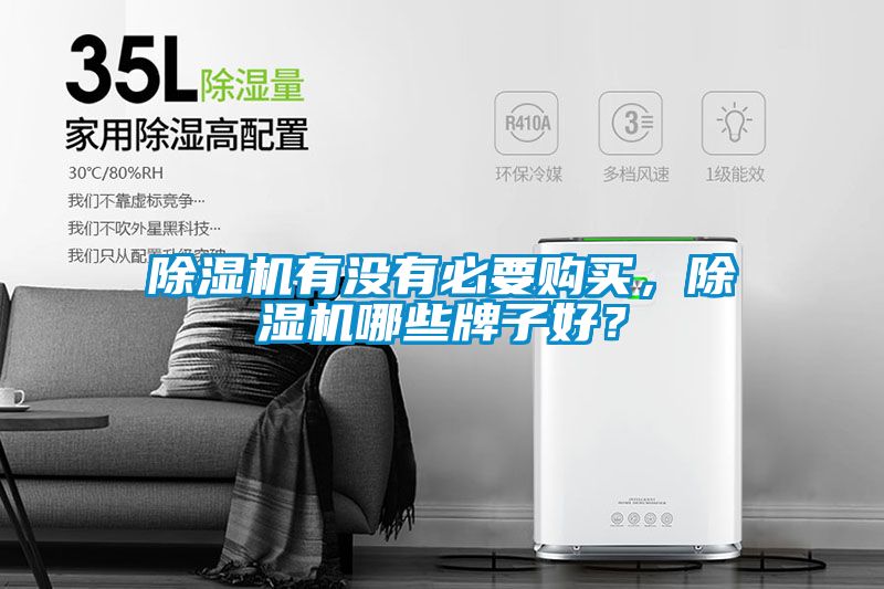 除濕機有沒有必要購買，除濕機哪些牌子好？