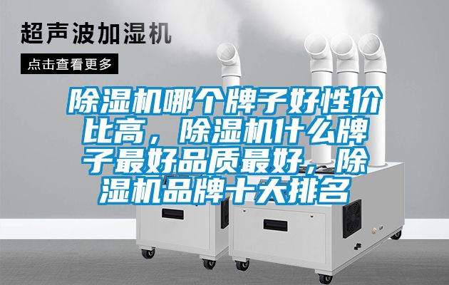 除濕機哪個牌子好性價比高，除濕機什么牌子最好品質(zhì)最好，除濕機品牌十大排名