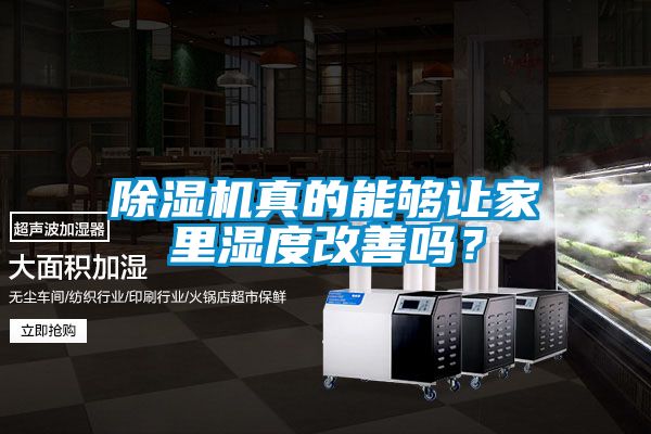 除濕機(jī)真的能夠讓家里濕度改善嗎？