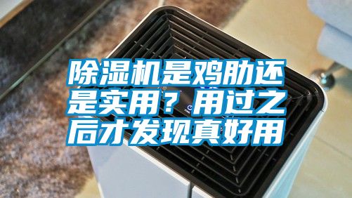 除濕機(jī)是雞肋還是實(shí)用？用過之后才發(fā)現(xiàn)真好用