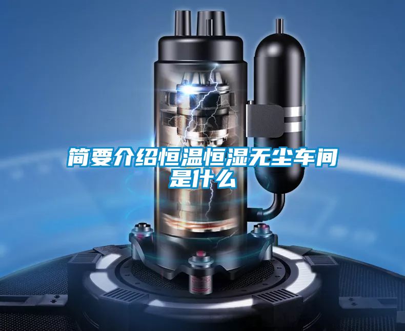 簡(jiǎn)要介紹恒溫恒濕無(wú)塵車(chē)間是什么