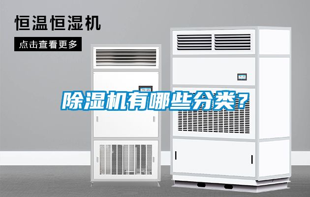 除濕機有哪些分類？