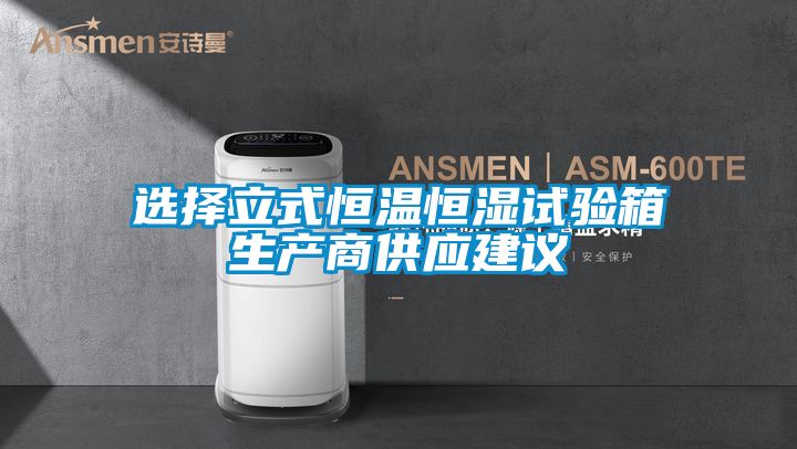 選擇立式恒溫恒濕試驗箱生產(chǎn)商供應(yīng)建議