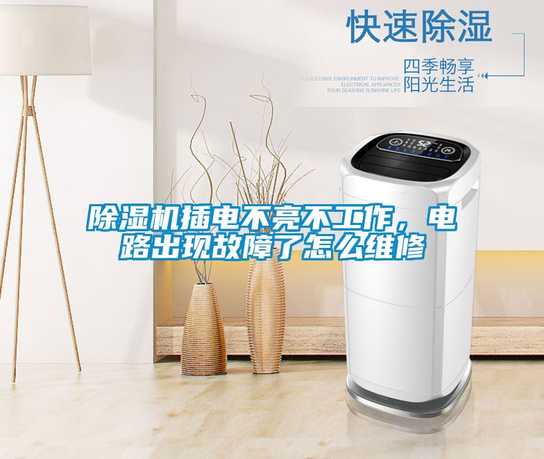 除濕機插電不亮不工作，電路出現(xiàn)故障了怎么維修