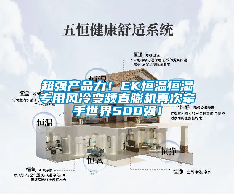 超強(qiáng)產(chǎn)品力！EK恒溫恒濕專用風(fēng)冷變頻直膨機(jī)再次牽手世界500強(qiáng)！
