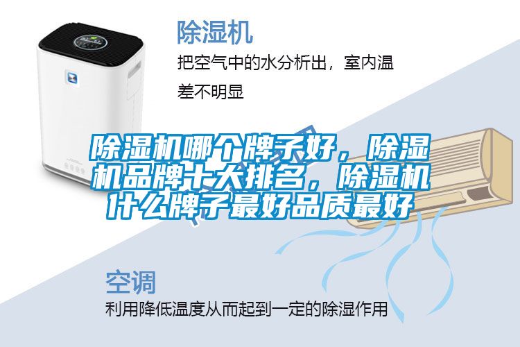 除濕機哪個牌子好，除濕機品牌十大排名，除濕機什么牌子最好品質最好